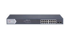 HIKVISION DS-3E1518P-SI 16XGE+2XGE/SFP 225W F.GİGABİT POE SWİTCH