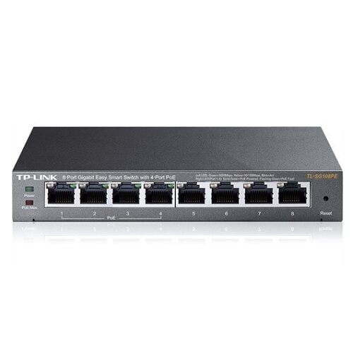 TP-LINK TL-SG108PE 8PORT 10/100/1000 YÖNETİLEBİLİR POE SWITCH