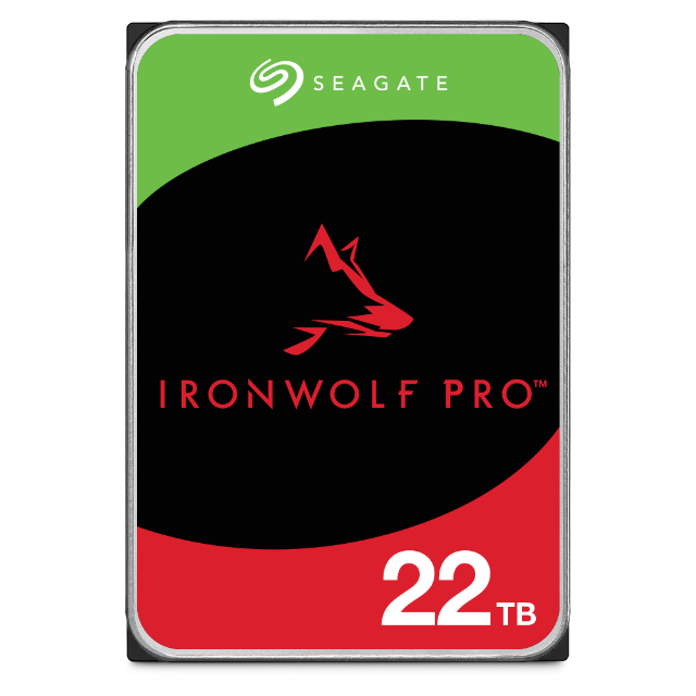 22TB SEAGATE IRONWOLF 7200 512M NAS ST22000NT001