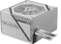 MSI MAG A650BNL WHITE 650W 80+ BRONZE POWER SUPPLY