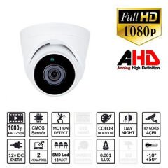 ezcool ez-5120hd 2mp ahd dome kamera 2.8mm