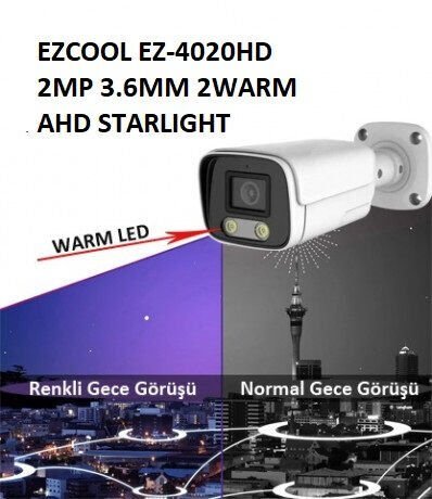 ezcool ez-4020hd 2mp full color ahd bullet kamera 3.6mm