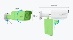 REOLINK P340 4MP 12MM POE IP BULLET KAMERA