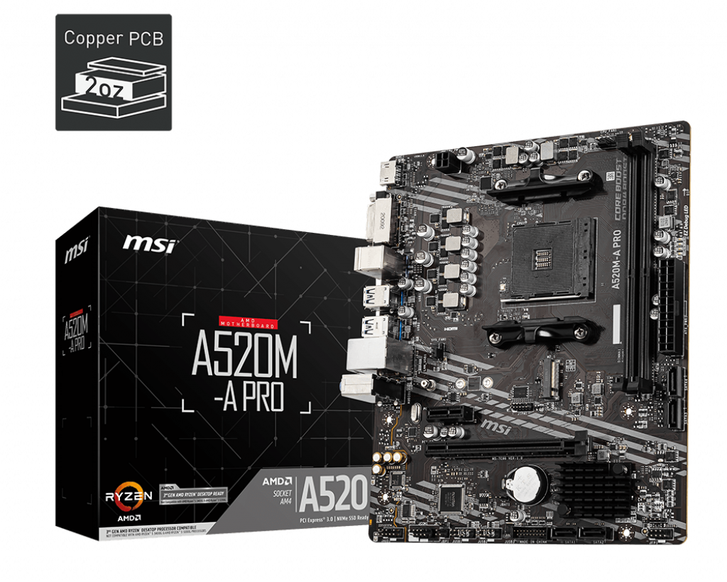 MSI A520M-A PRO DDR4 anakart