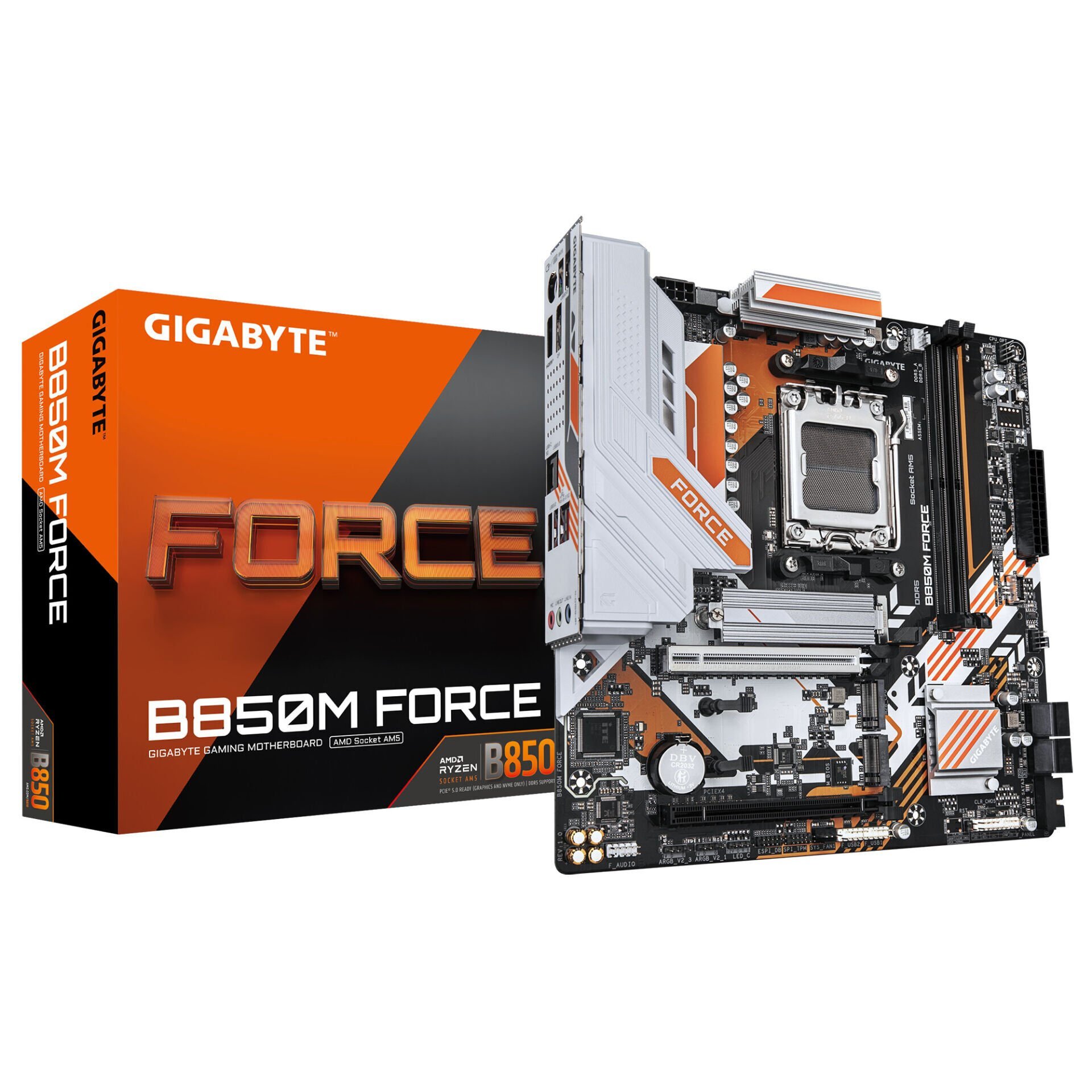 gigabyte b850m force am5 ddr5 micro atx anakart