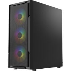 Fazeon F11 650W 80+ Bronze Mesh Rgb 4X120MM Fanlı Atx Siyah Gamıng Kasa