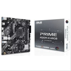 ASUS PRIME A520M-K ARGB DDR4 5100MHz mATX AM4 Anakart