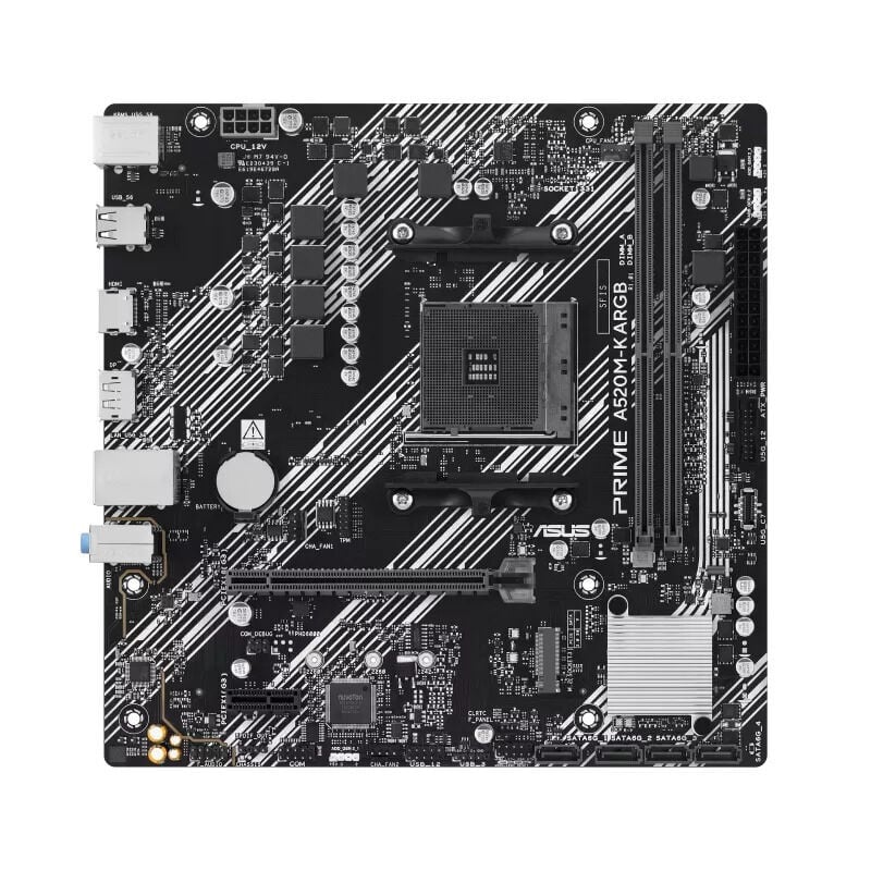 ASUS PRIME A520M-K ARGB DDR4 AM4 anakart