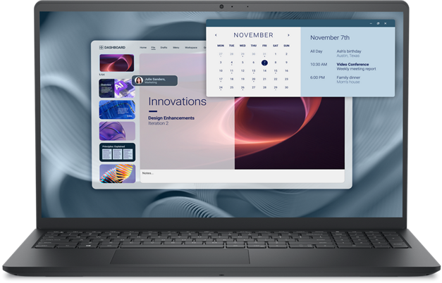 DELL PRO 15 PV15250 İ3-100U 8GB 512GB 16 UBUNTU